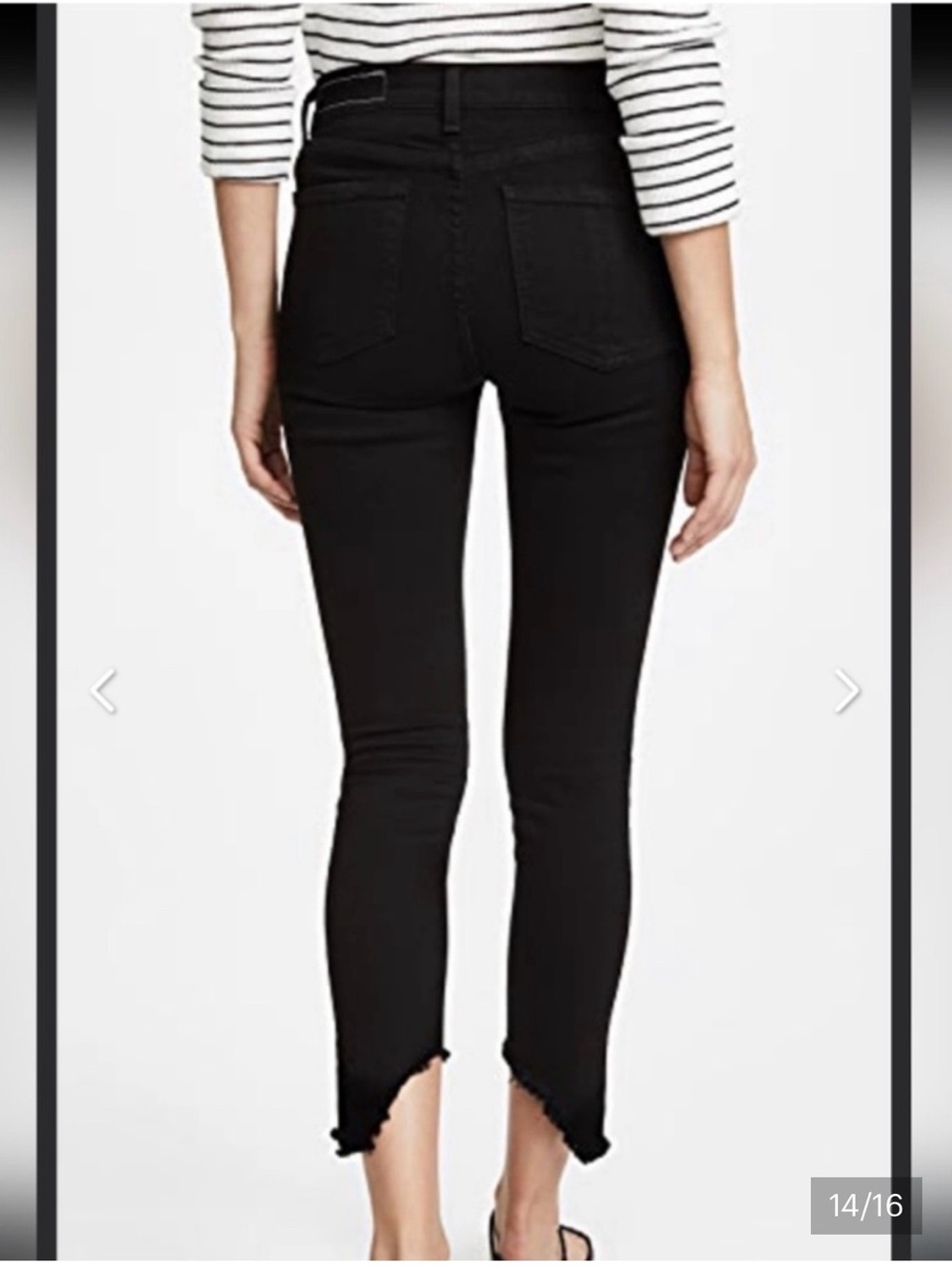 EUC rag & bone 10” Capri black jeans. A little stretch; a lot of fun! - Picture 2 of 11
